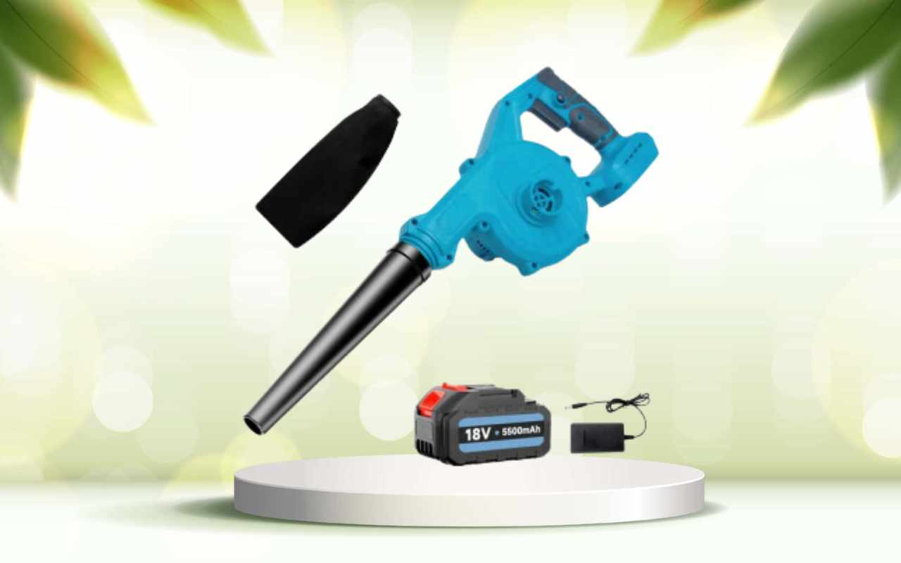 Scopri il soffiatore ad aria 2-in-1 per una pulizia facile e veloce senza fili